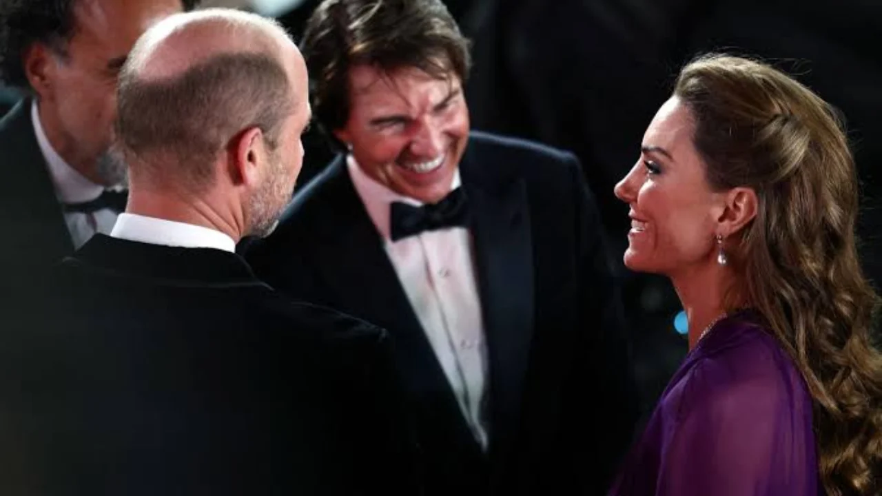 Prince William and Kate Middleton Reunite With Tom Cruise for a Glamorous London Movie Night